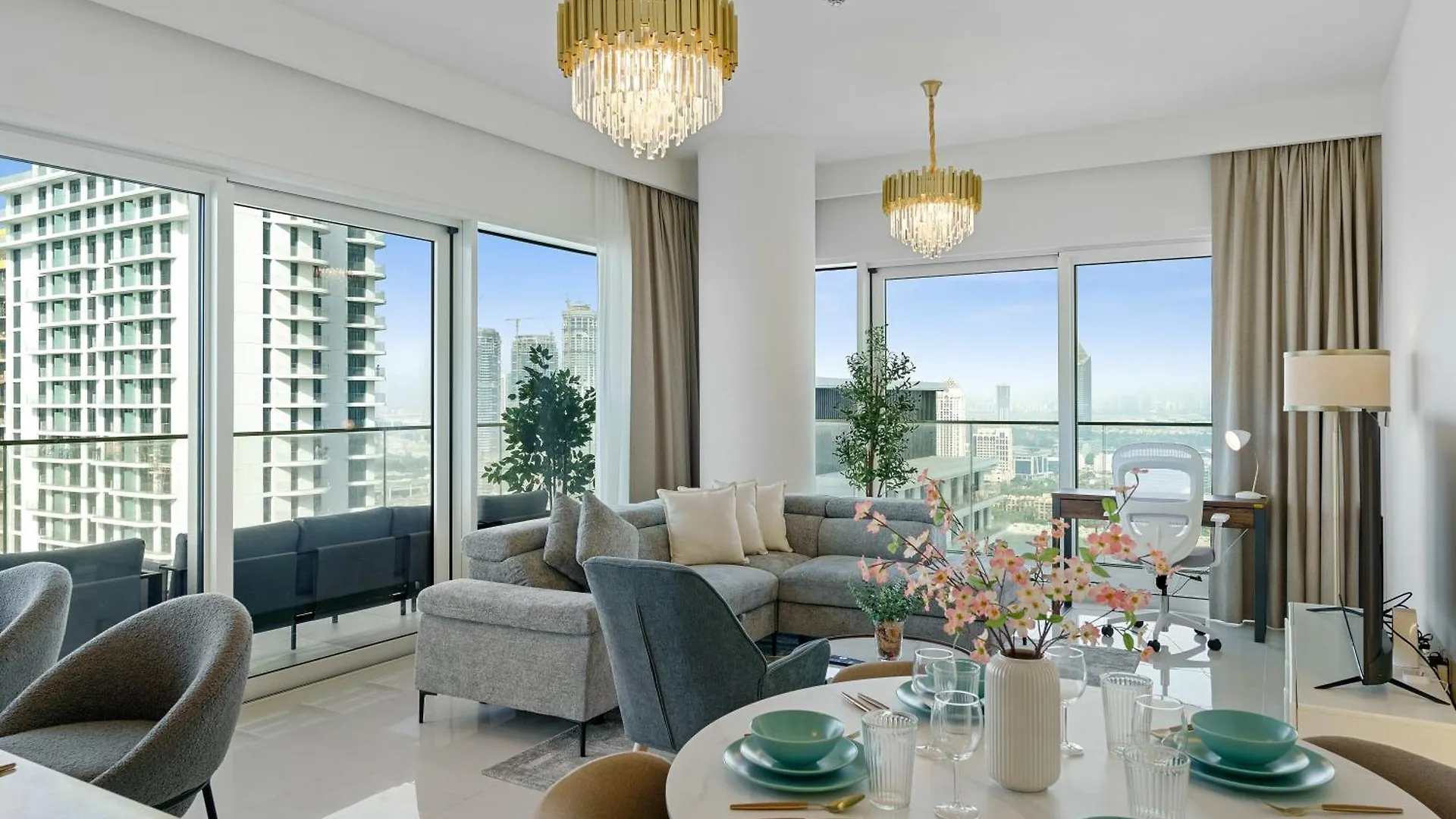 Elegant 2Br In Beachfront With Stunning Marina Views Dubai Apartment